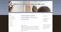 Desktop Screenshot of grupoeducativoasuncion.es