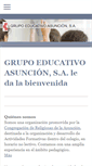 Mobile Screenshot of grupoeducativoasuncion.es