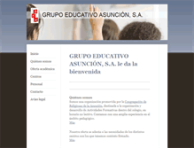 Tablet Screenshot of grupoeducativoasuncion.es